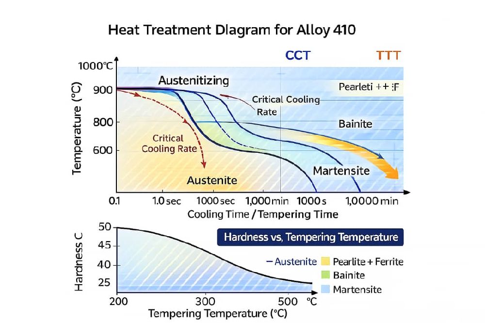 عملیات حرارتی پیچ و مهره ss410